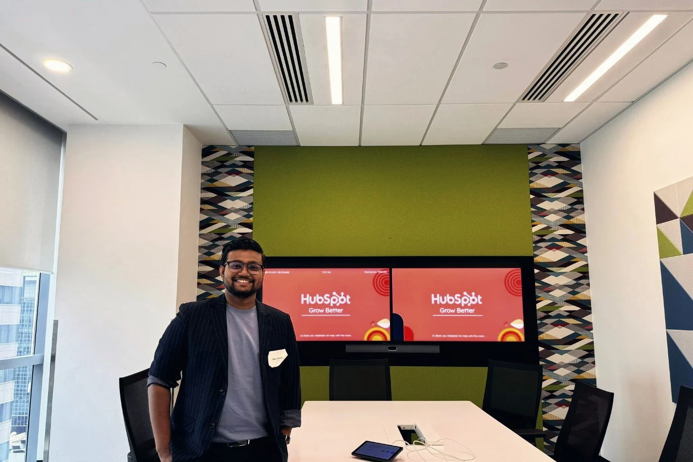Ratul Rahman visiting the HubSpot Singapore office