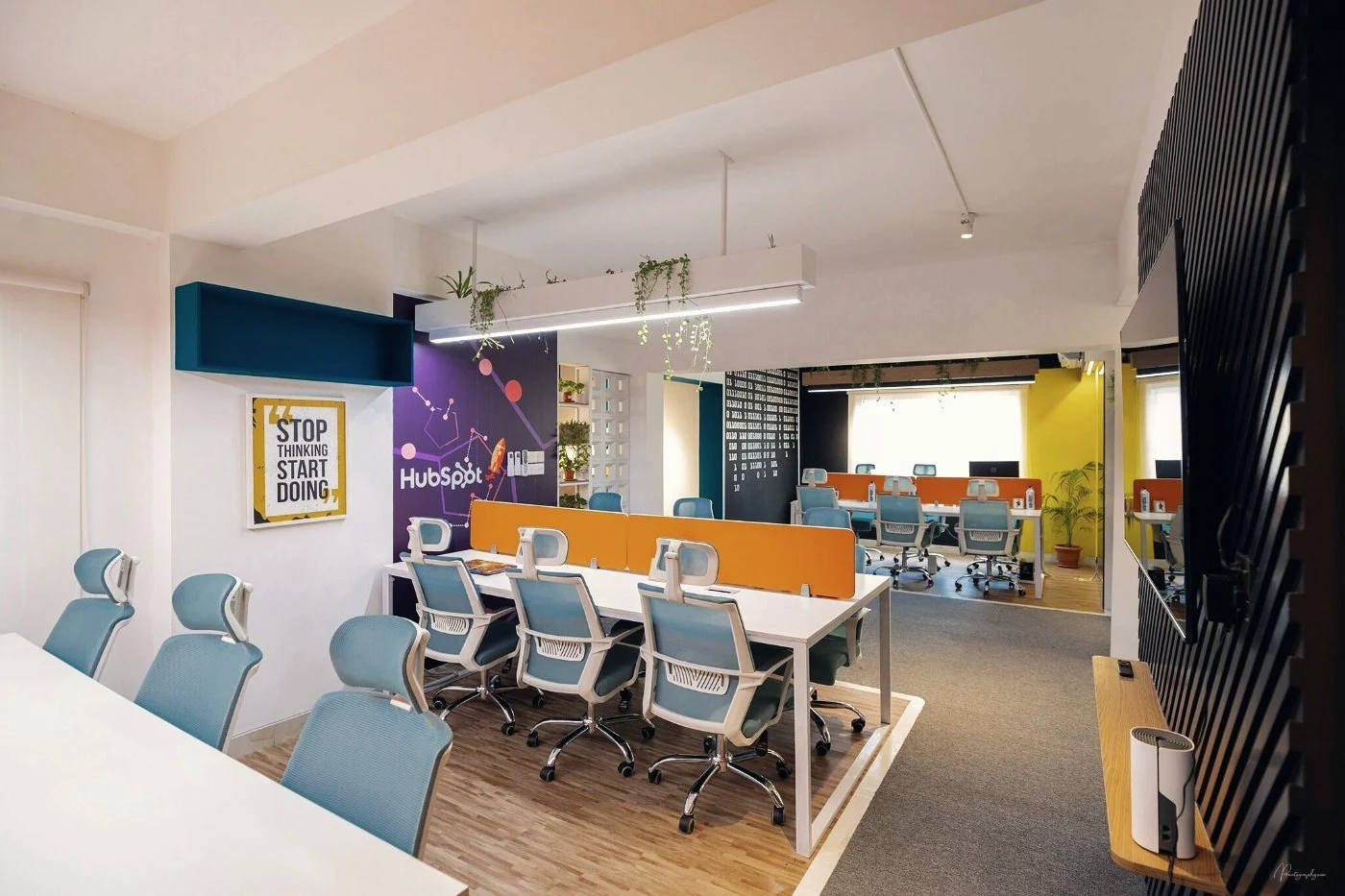 HubXpert office interior with the team working