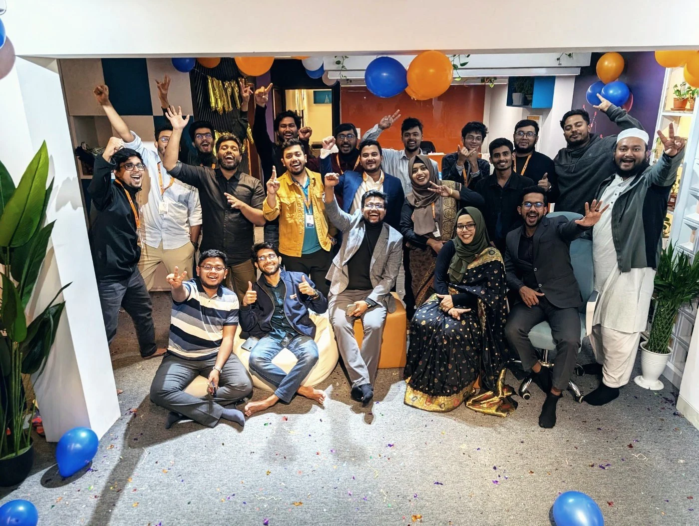 The HubXpert team at the office