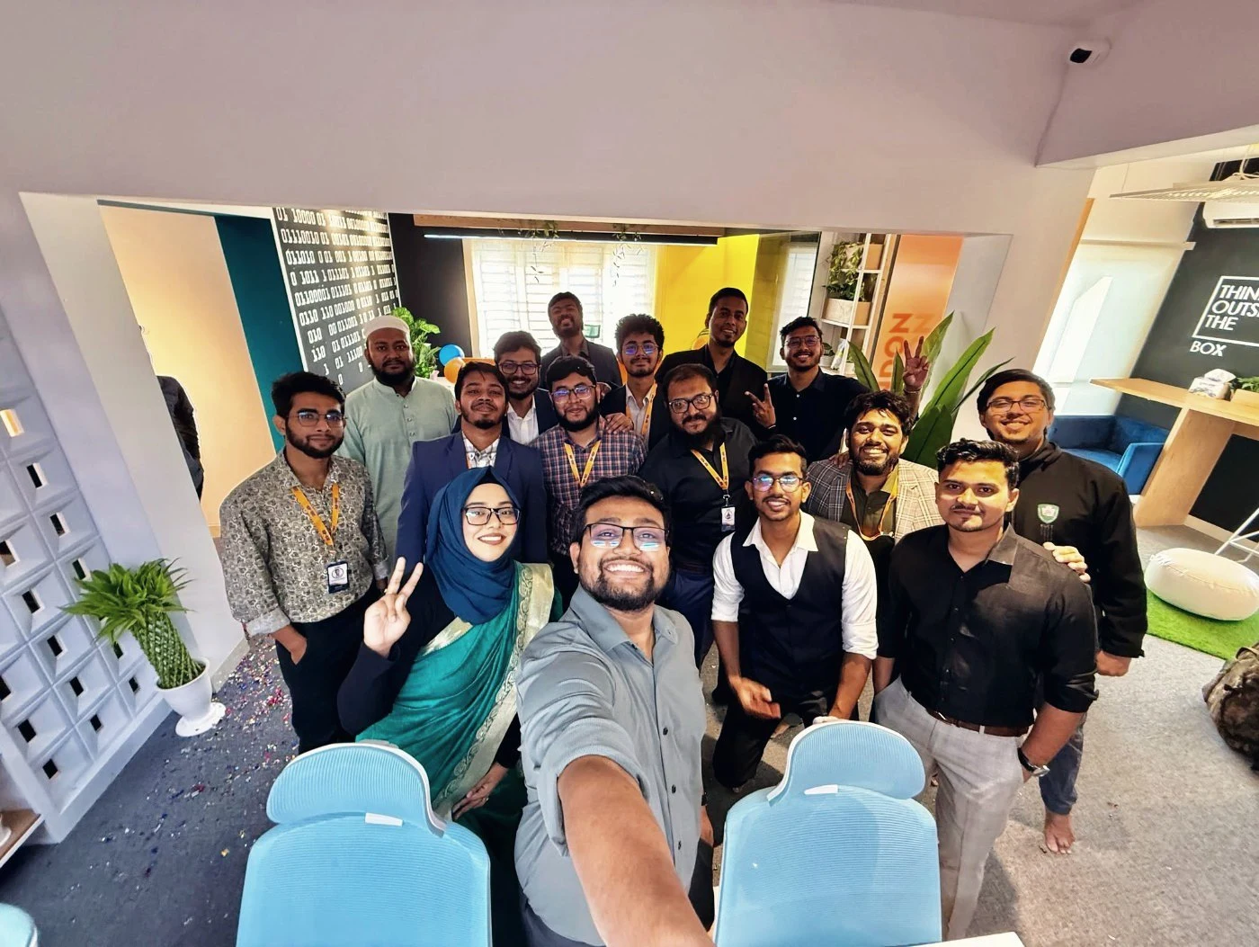 The HubXpert team together at the office